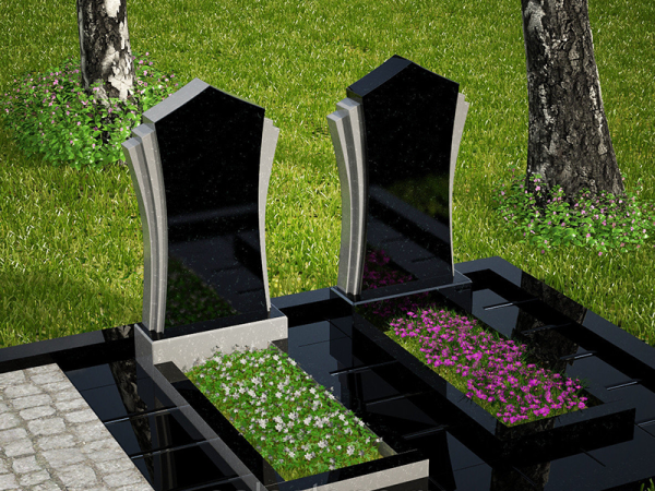 Как установить цветник на могилу