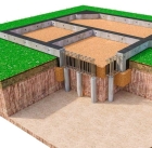 Свайно-ростверковый фундамент для домов из кирпича