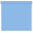 Рулонная штора однотон голубой