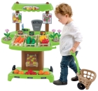 Детский магазин на колесах Органические продукты с тележкой и корзинкой для покупок Ecoiffier