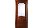 Межкомнатная дверь «Милан», натуральный шпон (цвет падук)