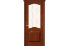 Межкомнатная дверь «Дверь М-7», массив сосны (цвет Т-06 Темный Лак)