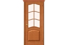 Межкомнатная дверь массив сосны «М-7», (цвет Т-05 Светлый лак)