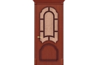 Межкомнатная дверь в шпоне файн-лайн «Соната», (цвет Ф-15 Макоре)