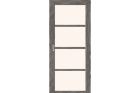Раздвижная межкомнатная дверь «Твигги V4», (цвет Grey Veralinga)