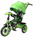 Велосипед с разворотным сиденьем Moby Kids Leader 360° надувные колеса, зеленый 641070