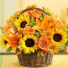 Букет цветов Солнечный