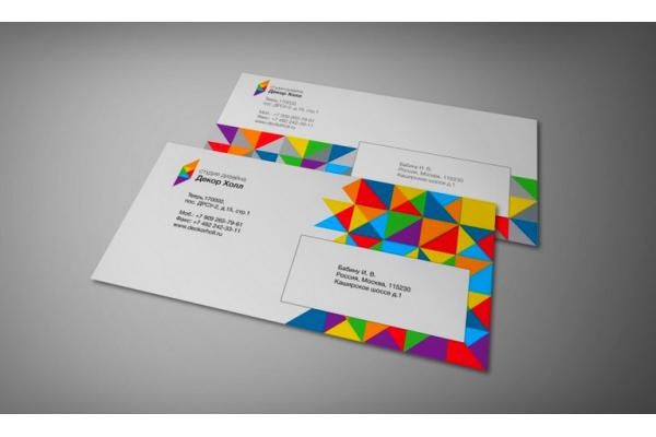 Дизайн фирменного конверта
