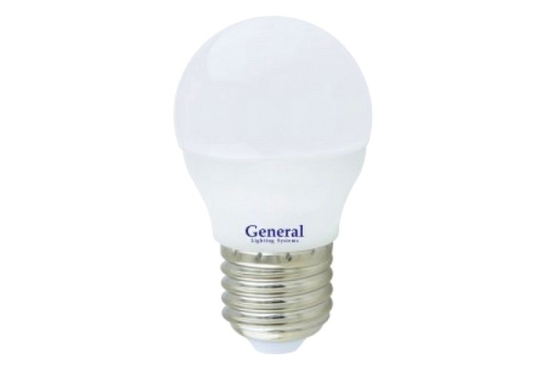 Светодиодная лампа General шар P45 E27 10W 4500K