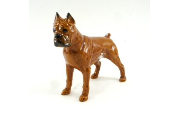 Керамическая статуэтка «Собака боксер»