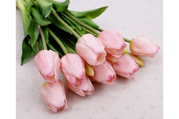 Тюльпаны композиция розовая