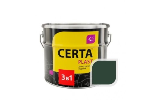 Грунт-эмаль по ржавчине CERTA-PLAST 3 в 1 с молотковым эффектом