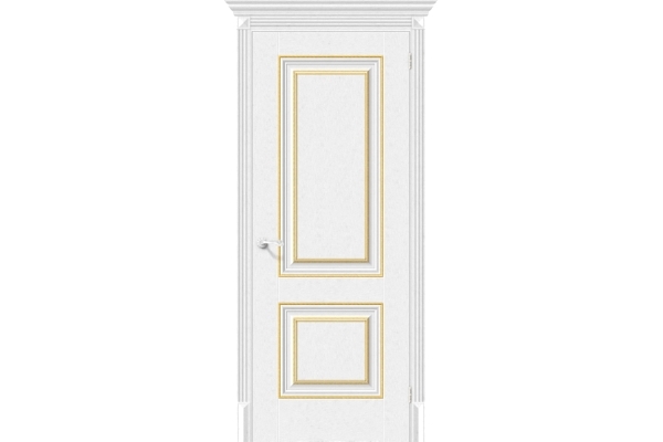 Межкомнатная дверь экошпон «Классико-32G-27», (цвет Virgin)