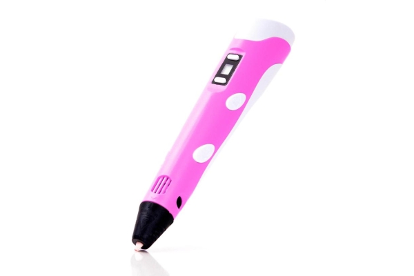 3Д ручка Spider Pen PLUS с ЖК дисплеем розовая Артикул:2400P
