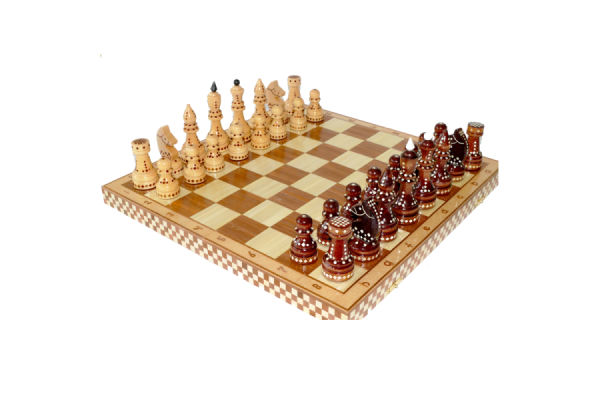 Шахматы турнирные парафинированные с доской арт.Е-8