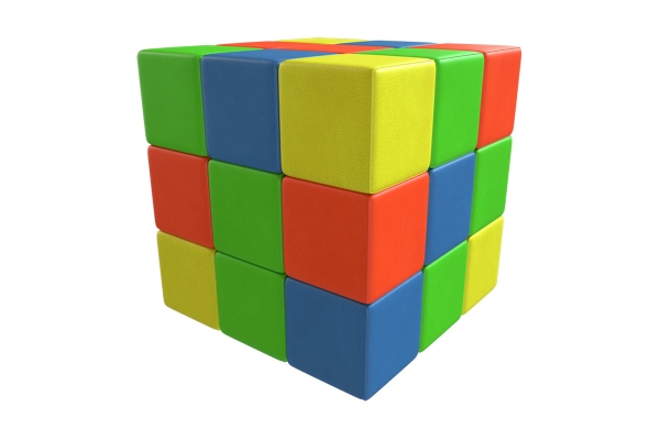 Мягкие игровые модули Кубик-рубик