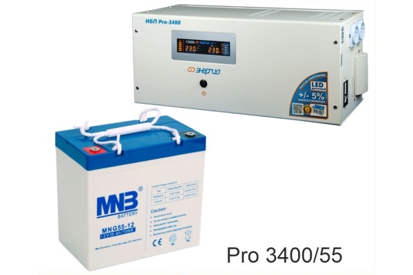 Энергия PRO-3400 + Аккумуляторная батарея MNB MNG55-12
