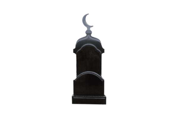 Мусульманский памятник из гранита на кладбище