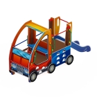 Детский игровой комплекс для дачи «Машинка с горкой 4» ДИК 1.03.1.04 Н 750