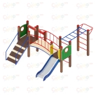 Детский игровой комплекс для дачи «Карапуз» ДИК 1.001.05 H=750