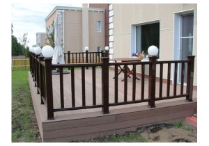 Декоративное ограждение (коричневый) для террас, балконов и беседок
