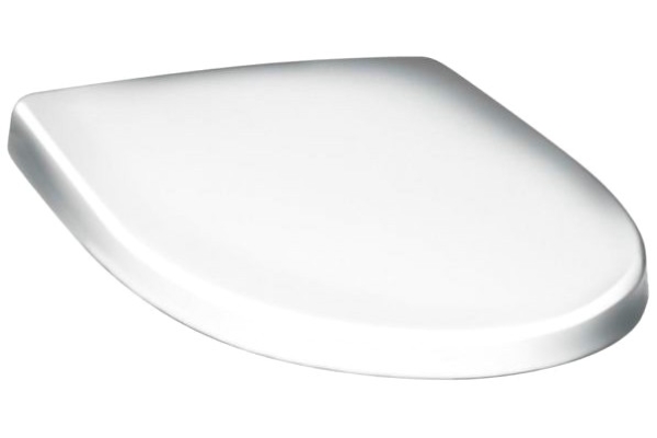 Сиденье Nautic из жесткого пластика, белого цвета с опцией quick release (легкое снятие) и функцией soft closing