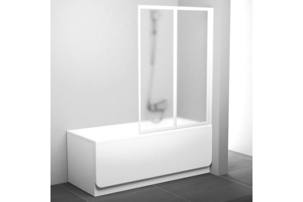 Штора для ванны Ravak VS2 105 796M0100Z1 (белый + транспарент)