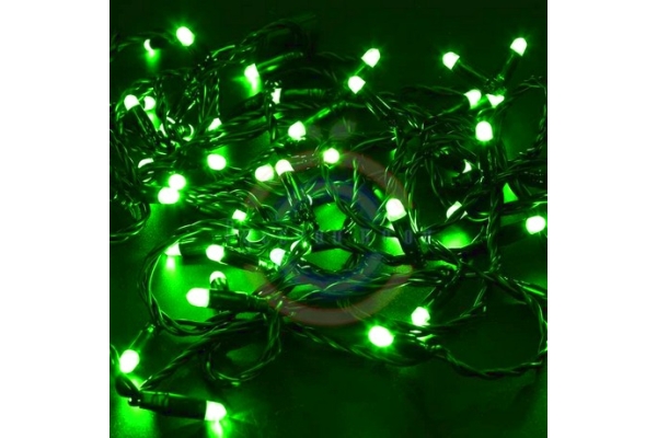 Светодиодная гирлянда Нить Rich LED, 10 м (зеленый)