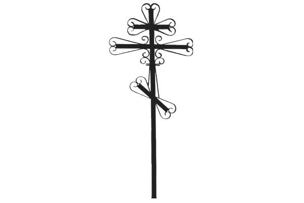 Крест металлический малый
