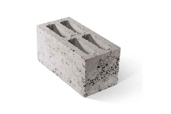 Блок бетонный четырехщелевой