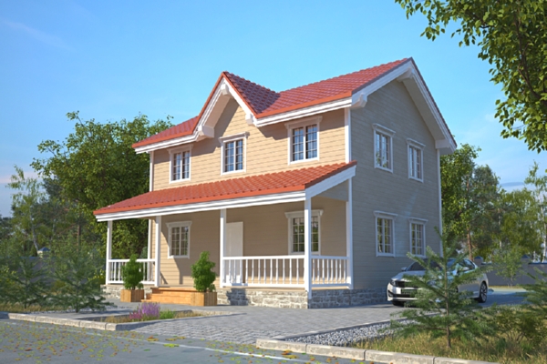 Строительство каркасно-щитового дома до 200 кв.м