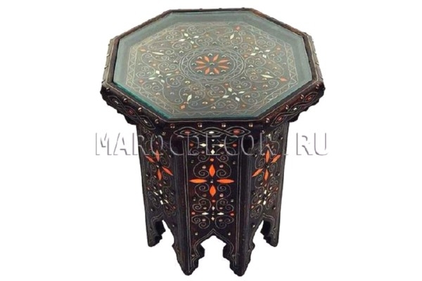 Марокканский столик деревянный арт. BR-231