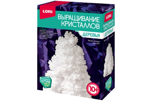 Набор для выращивания кристаллов Lori "Белая елочка"
