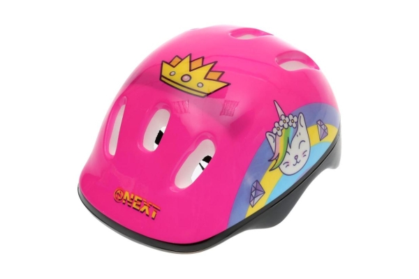 Шлем детский защитный Next р.S, цвет розовый арт.HELM-22