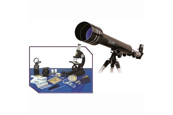 Телескоп и микроскоп в кейсе, 84 предмета Eastcolight