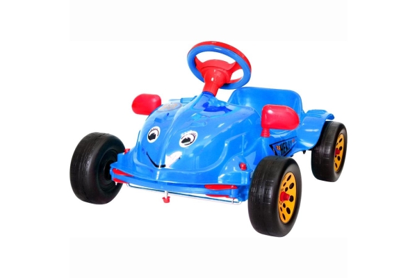 Машина педальная Herbi с музыкальным рулем Orion Toys Синий
