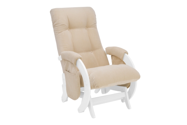 Кресло для мамы (глайдер) Milli Smile с карманами дуб молочный Verona Vanilla