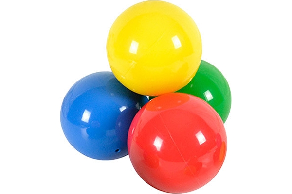 Мячи игровые резиновые FREEBALLS UNIVERSAL 12,5 см 4 штуки Ledraplastic