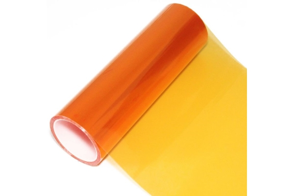 Пленка антигравийная для фар Оранжевая (ширина 0,3м)
