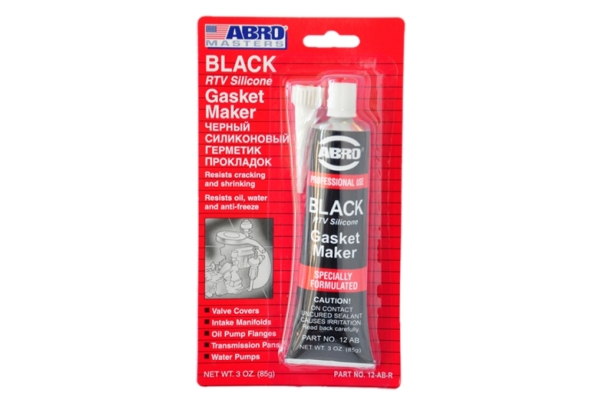 Герметик силиконовый черный ABRO 85гр 