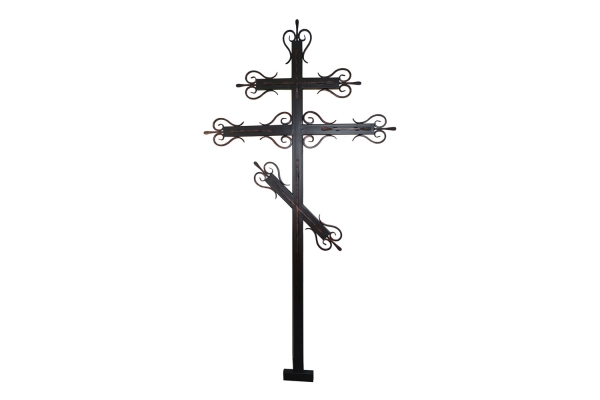 Крест на могилу металлический
