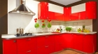 Кухня Постформинг Красный