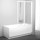 Штора для ванны Ravak VS2 105 796M0100Z1 (белый + транспарент) 