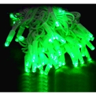 Гирлянда LED Нить 10 м, 24 В,  цветная резина (Зеленый)