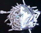 Гирлянда LED Нить 10 м, 24 В,  цветная резина (белый)