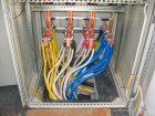 Заводка кабелей питающей сети ( сеч. 10 - 16 мм2 ) в щите 
