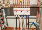 Заводка кабелей питающей сети ( сеч. 25-35 мм2 ) в щите 