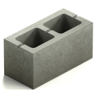 Блок бетонный двухпустотный