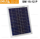Солнечная батарея поликристаллическая Delta SM 15-12 P 15Вт