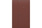 Дверь входная металлическая шириной 120-130 см «Дуо Гранд», (цвет Антик Медь/Антик Медь)